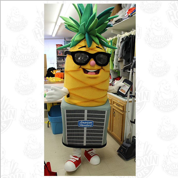 Hospitable Hank mascot Custom Mascot Costumes Mascot Maker For